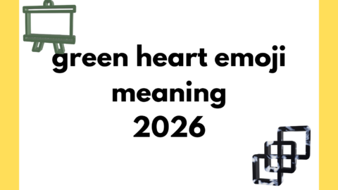 green heart emoji meaning