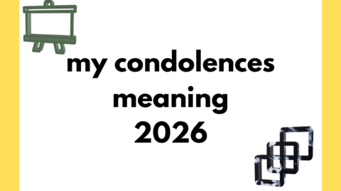 my condolences meaning