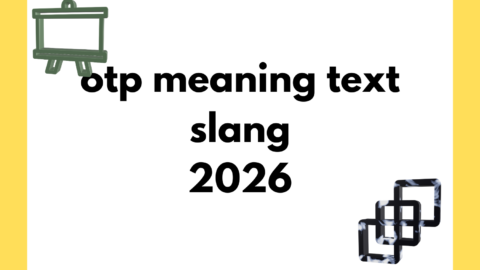otp meaning text slang