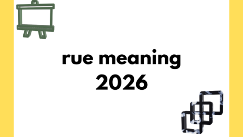 rue meaning