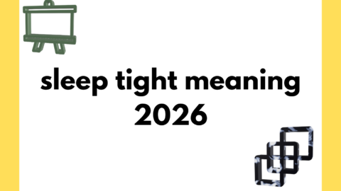 sleep tight meaning