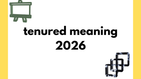 tenured meaning