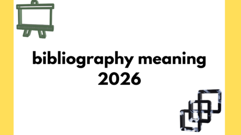 bibliography meaning