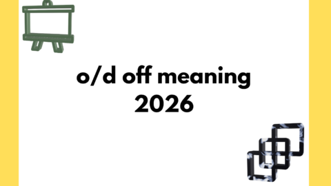 o/d off meaning