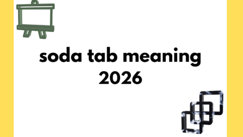 soda tab meaning