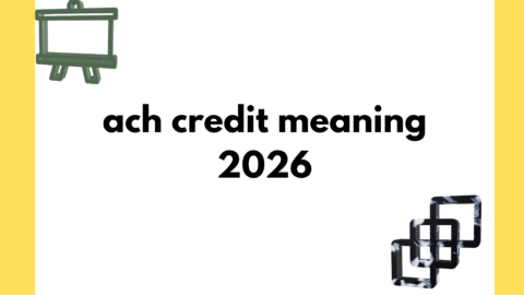 ach credit meaning