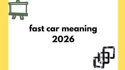 fast car meaning