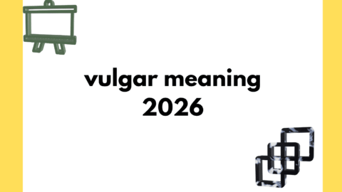 vulgar meaning