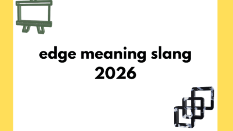 edge meaning slang