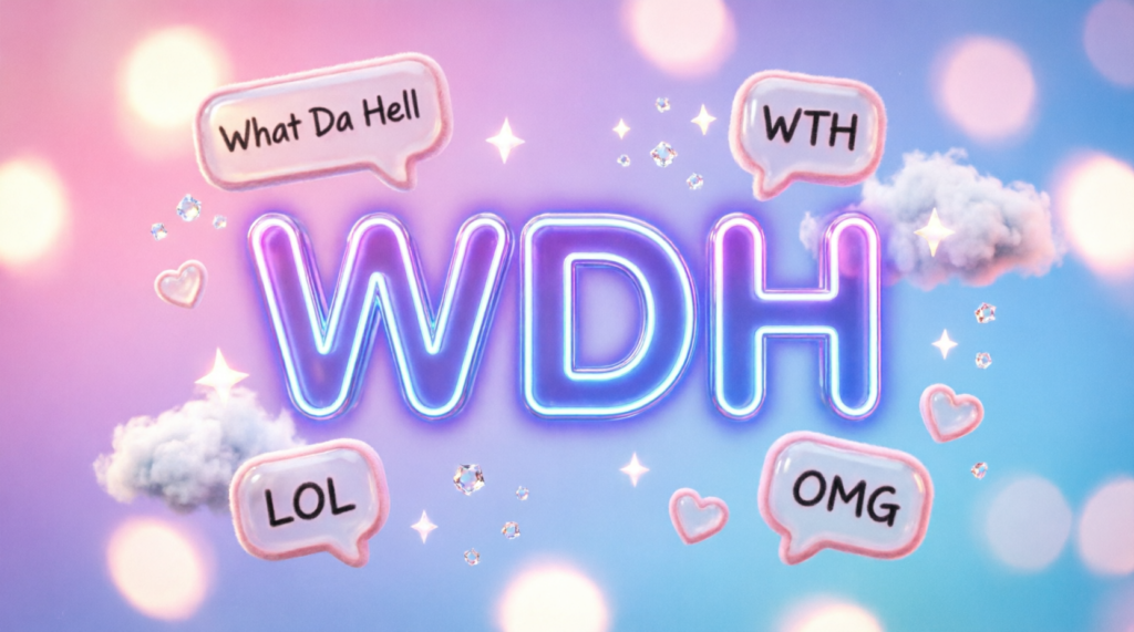 WDH Meaning in Text