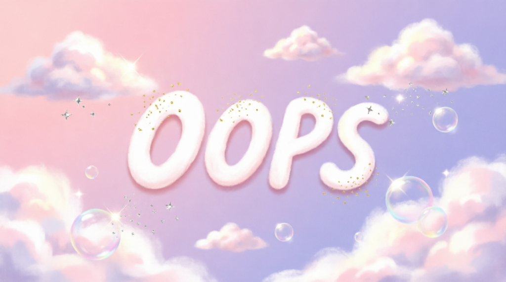 Oops Meaning in Text