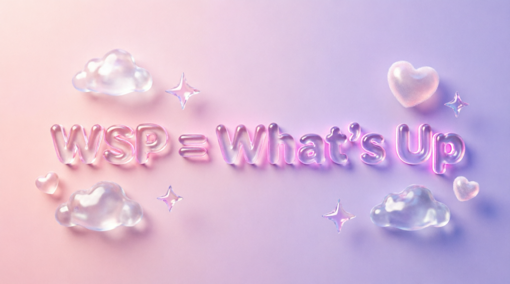 WSP Meaning in Text