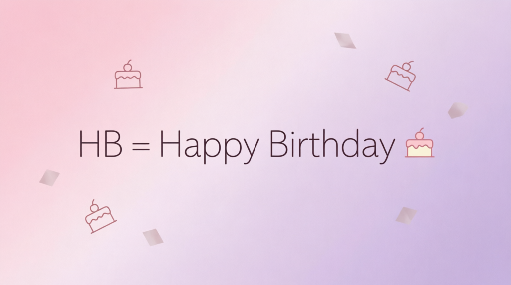 HB Meaning in Text
