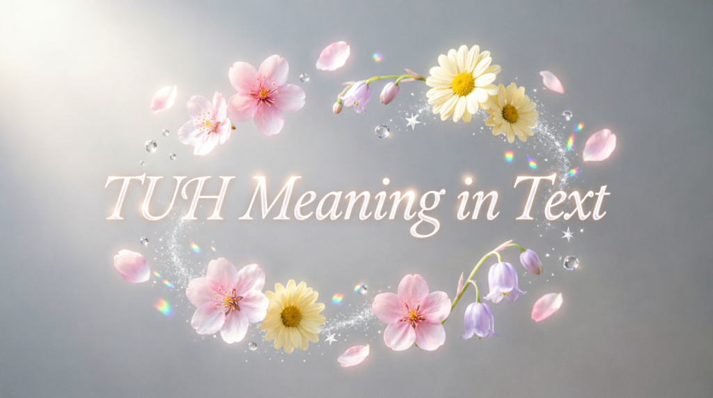 TUH Meaning in Text