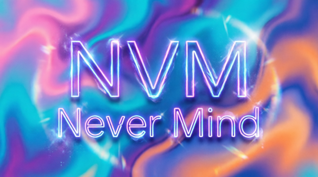 what does nvm Meaning in Text
