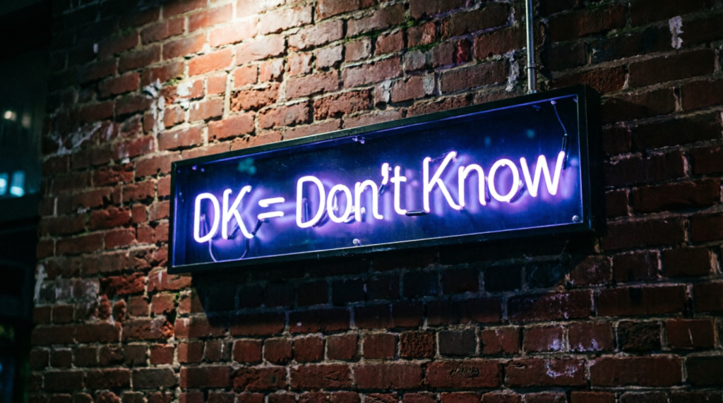 DK Meaning in Text