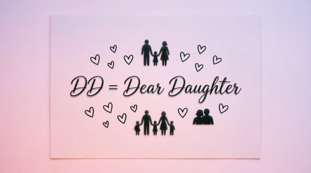 DD Meaning in Text