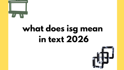 what does isg mean in text
